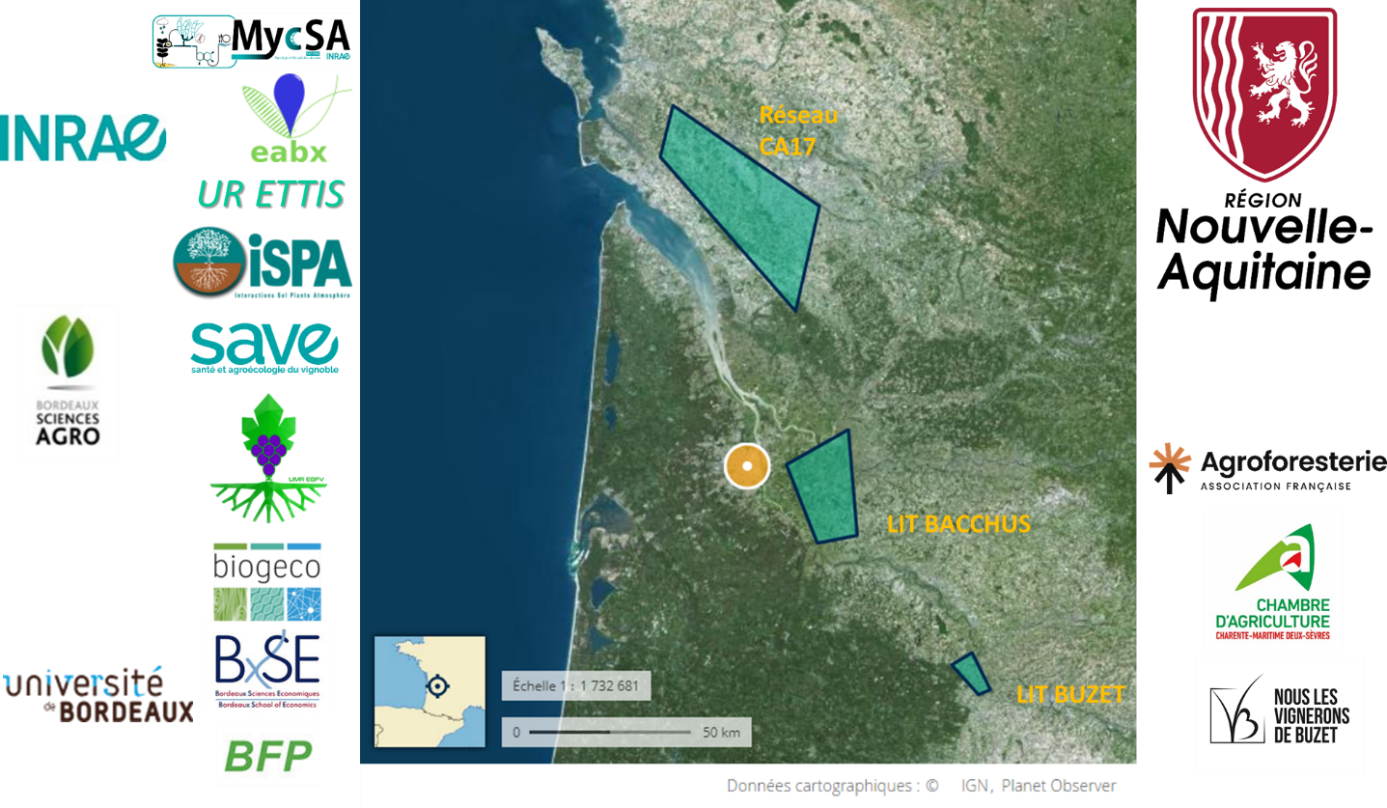 Laboratoires d’Innovation Territoriale BACCHUS et BUZET et Réseau de Parcelles CA 17